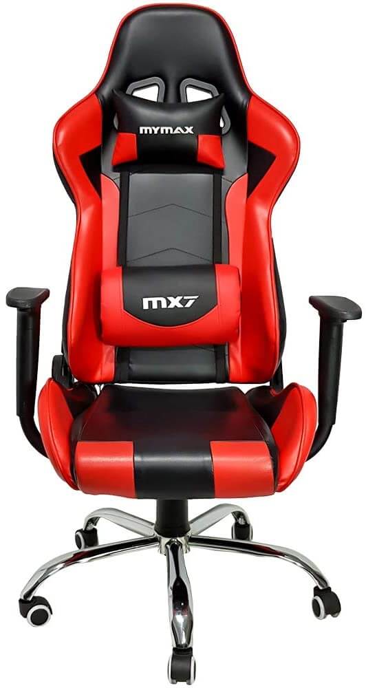 Cadeira Gamer Mx7, Mymax Vermelho/ Branco - Imagem 2
